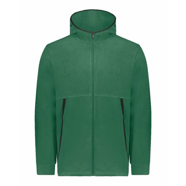 Unisex Eco Revive™ Polar Fleece Hooded Full-Zip Jacket Thumbnail