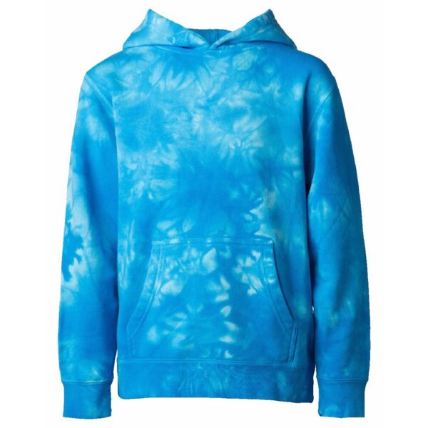 Youth Midweight Tie-Dyed Hooded Sweatshirt Thumbnail