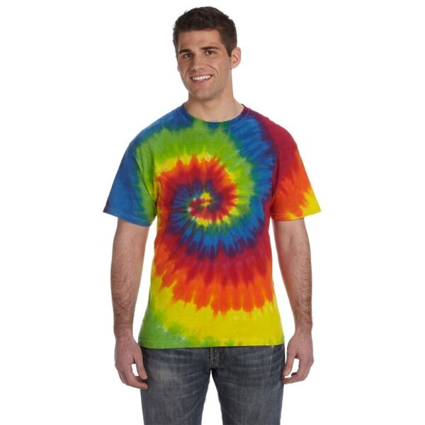 Unisex Multi-Color Tie-Dyed T-Shirt Thumbnail