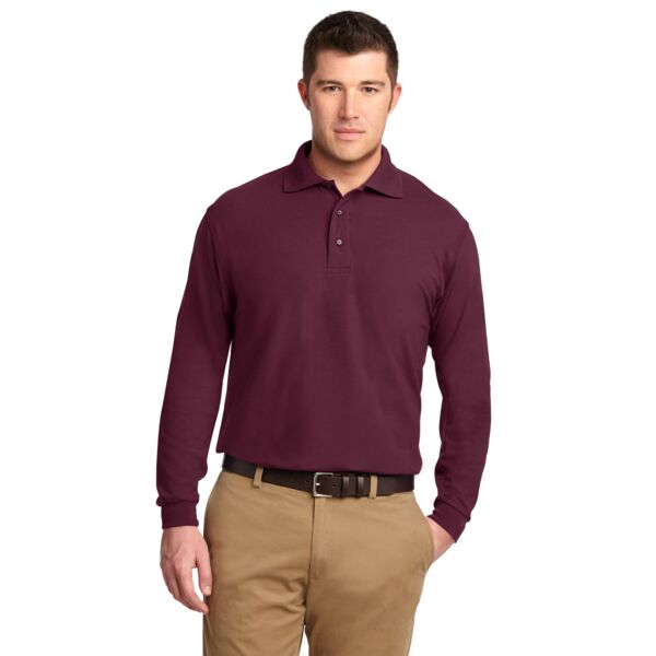 Port Authority Silk Touch Long Sleeve Polo K500LS Silk Touch Long Sleeve Polo Thumbnail