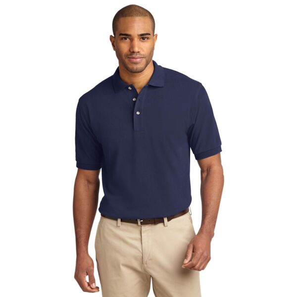 Port Authority Tall Heavyweight Cotton Pique Polo TLK420 Tall Heavyweight Cotton Pique Polo Thumbnail