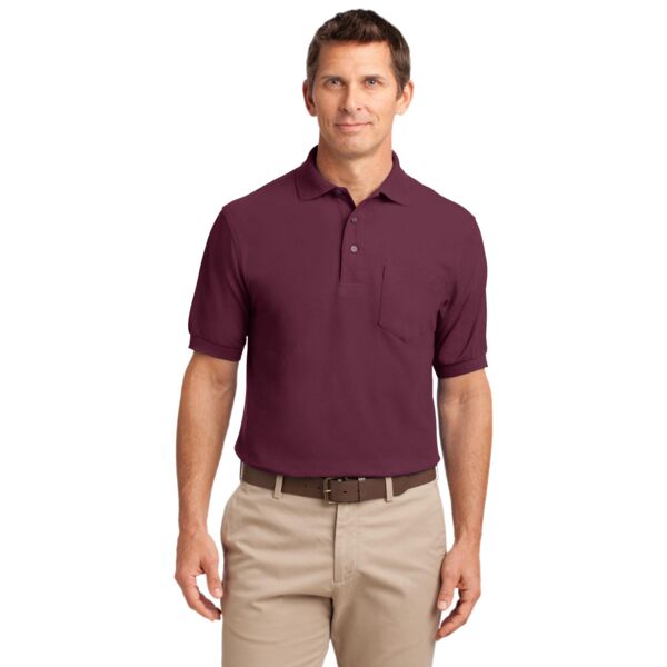 Port Authority Tall Silk Touch Polo with Pocket TLK500P Tall Silk Touch Polo with Pocket Thumbnail