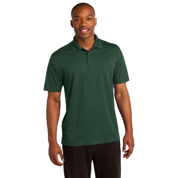 Sport Tek Micropique Sport Wick ® Pocket Polo ST651 Micropique Sport Wick ® Pocket Polo Thumbnail