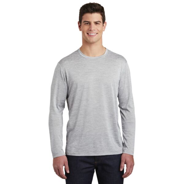 PosiCharge ® Long Sleeve Electric Heather Tee Thumbnail