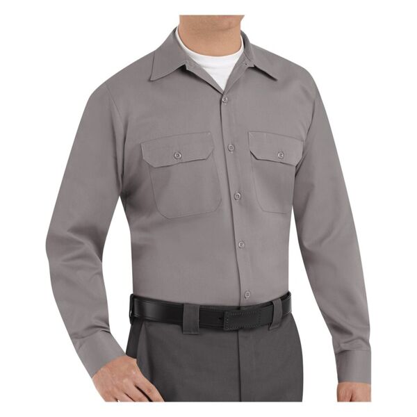 Men's Tall Utility Long Sleeve Work Shirt Thumbnail