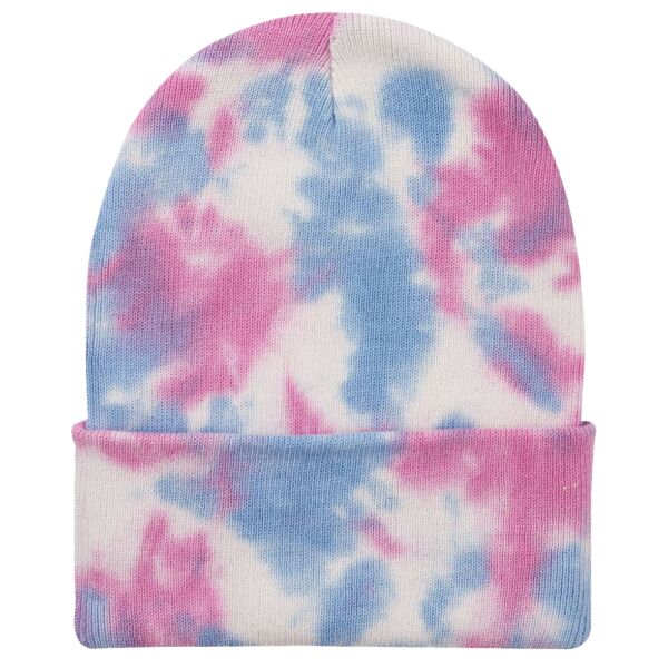 12" Tie-Dyed Cuffed Beanie Thumbnail