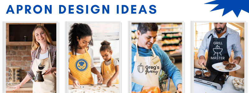 custom apron ideas at Same Day Tees