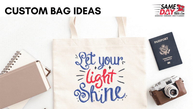 Personalized Tote Bags Custom Printed Tote Bags samedaytees