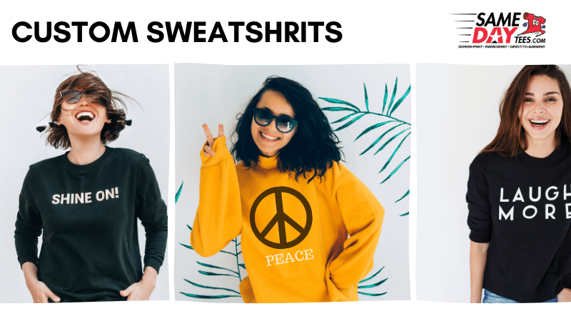 Best custom sweatshirts sales