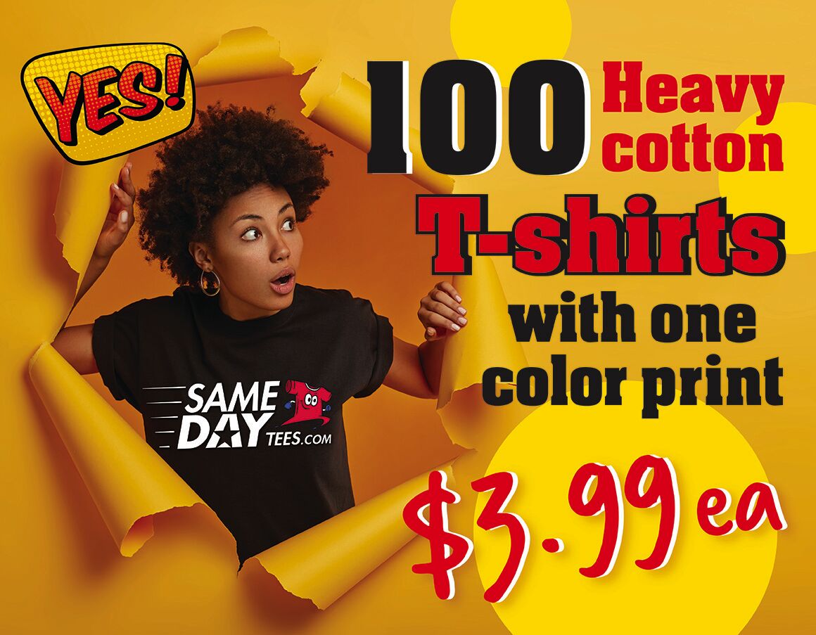 Next Day T-Shirt - Same Day T-Shirt Printing - Buy Online