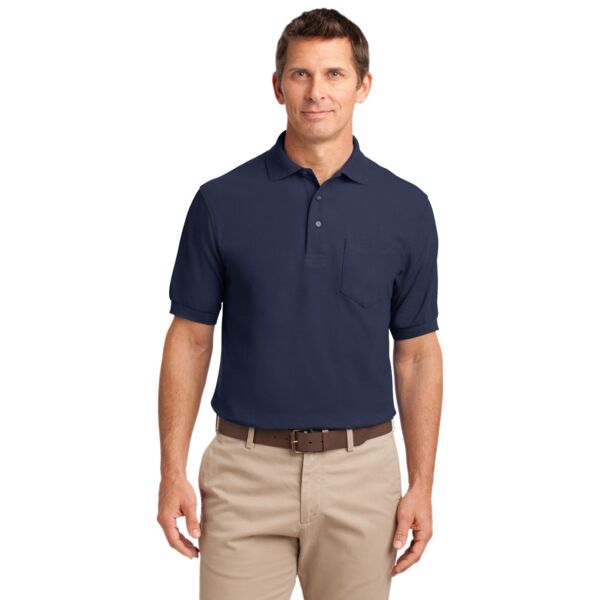 Port Authority Silk Touch™ Blend Polo with Pocket K500P Silk Touch™ Blend Polo with Pocket Thumbnail