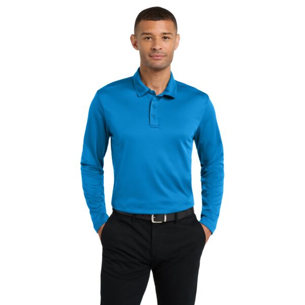 Port Authority Silk Touch™ Performance Long Sleeve Polo K540LS Silk Touch™ Performance Long Sleeve Polo Thumbnail