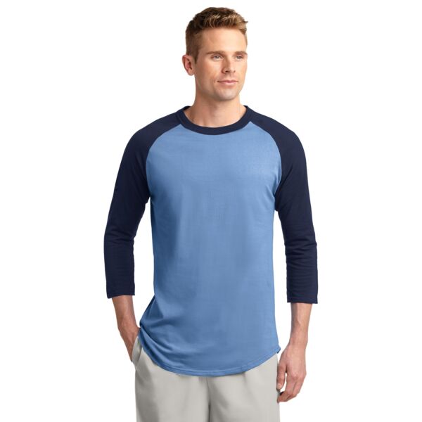 Sport Tek Colorblock Raglan Cotton Jersey T200 Colorblock Raglan Cotton Jersey Thumbnail