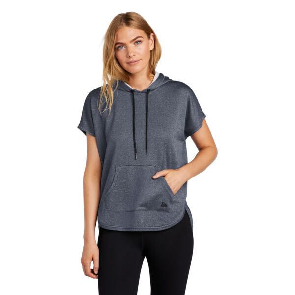 New Era Ladies Performance Terry Short Sleeve Hoodie LNEA533 Ladies Performance Terry Short Sleeve Hoodie Thumbnail