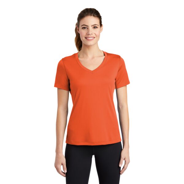 Sport Tek Ladies Competitor Performance V Neck Tee LST353 Ladies Competitor Performance V Neck Tee Thumbnail