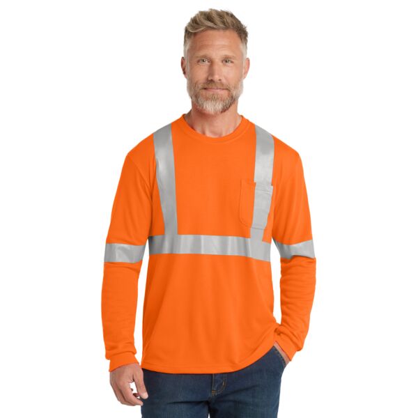 CornerStone Ansi 107 Class 2 Long Sleeve Safety T Shirt CS401LS Ansi 107 Class 2 Long Sleeve Safety T Shirt Thumbnail