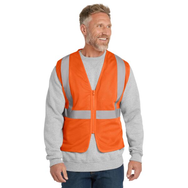 CornerStone Ansi 107 Class 2 Economy Mesh Zippered Vest CSV101 Ansi 107 Class 2 Economy Mesh Zippered Vest Thumbnail