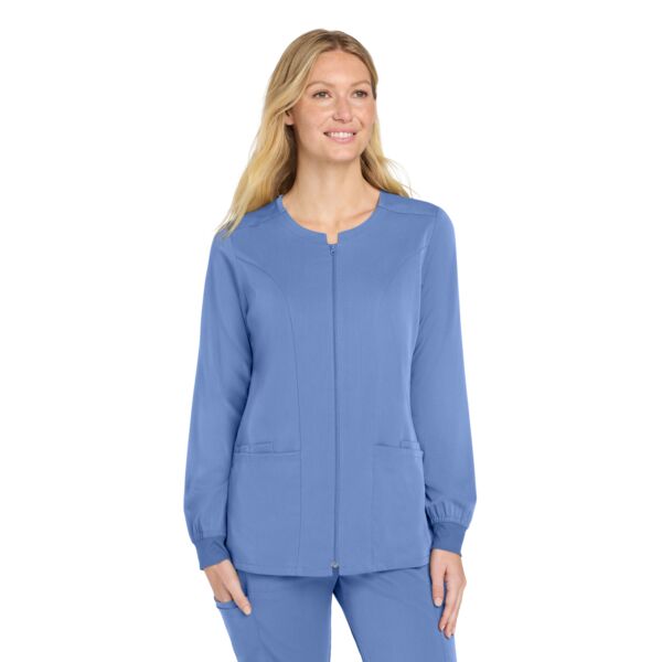 Wink Women's Premiere Flex ™ Full Zip Scrub Jacket WW4088 Women's Premiere Flex ™ Full Zip Scrub Jacket Thumbnail