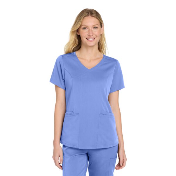 Wink Women's Premiere Flex ™ Mock Wrap Top WW4268 Women's Premiere Flex ™ Mock Wrap Top Thumbnail
