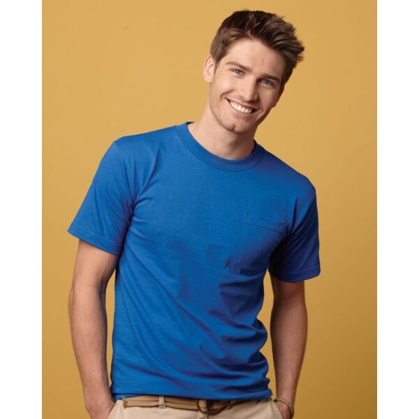 Bayside USA Union-Made T-Shirt with a Pocket 3015 USA Union-Made T-Shirt with a Pocket Thumbnail