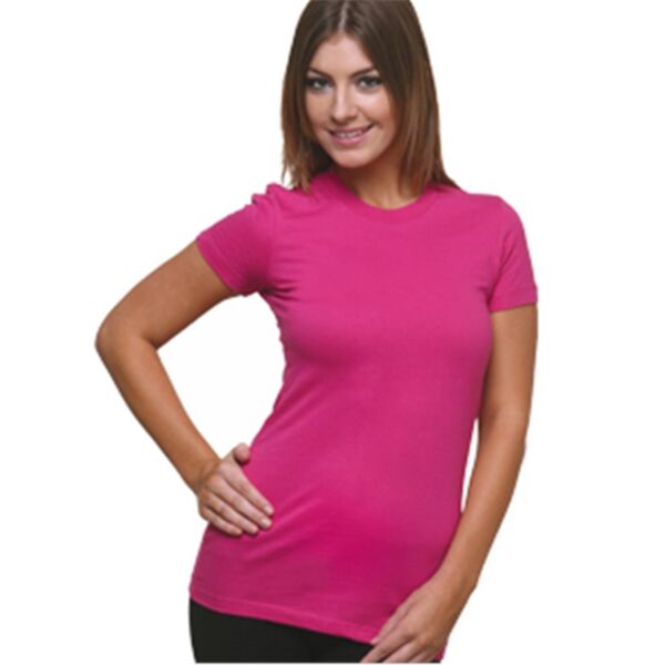 Bayside Women's USA-Made Fine Jersey Cotton Tee 4990 Women's USA-Made Fine Jersey Cotton Tee Thumbnail
